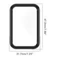 thumbnail image 2 of Funda de vidrio templado con marco de TPU Sincero compatible con Xiaomi Band7 Pro a prueba de golpes, 2 of 8