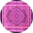 thumbnail image 1 of Ahgly Company Indoor Round Persian Pink Traditional Area Rugs, 8' Round, 1 of 4