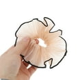 thumbnail image 5 of Unique Bargains 1 Pc Fashion Pleats Large Scrunchies Coffee Color, 5 of 5