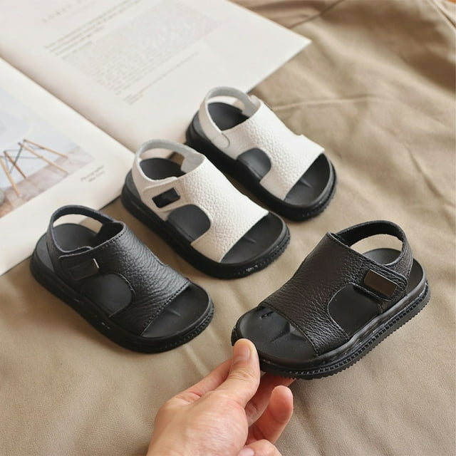maskred Comfortable Boys And Children Sandals Summer Breathable Easy Kids white 27 1Set