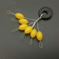 thumbnail image 4 of 60pcs(10 Groups) Vislijn 6-20# Carp Resistance Good Quality Catfish Flotador Luminous Space Beans Fishing Accessories Line Stopper Black Rubber Float YELLOW 6-9#, 4 of 8