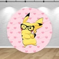 thumbnail image 4 of Fondos de Pokémon Gengar con cubierta elástica para fiesta de cumpleaños de niño, pancarta con cara de Bulbasaur de Jynect, accesorios para sesión de fotos de anime, 4 of 4