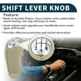 thumbnail image 3 of Unique Bargains Gear Shift Knob 5 Speed Manual Gearbox Stick Shifter Lever Knob for Renault Clio III 05-09 Plastic Beige, 3 of 6