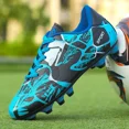 thumbnail image 2 of Botas de fútbol para niños, para entrenamiento en césped interior, deportes al aire libre, botas de fútbol rápidas, botas de fútbol Society Cleats para niños, 2 of 5