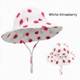 thumbnail image 2 of Gibobby Baby Sun Hat UPF 50+ Sun Protective Toddler Bucket Hat Cartoon Print Wide Brim Summer Outdoor Play Beach Hat for Boys Girls 12-18 Months 1T 2T 3T 4T 5T 6T(S,T), 2 of 5