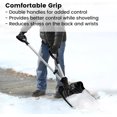 thumbnail image 2 of 54" Snow Shovel with Two D-Ring Handles - Ergonomic and Heavy-Duty Snow Removal Tool with Aluminum Blade and Auxiliary Handle for Extended Reach (Black), 2 of 8