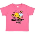 thumbnail image 3 of Inktastic The Sweetest Girl with Bee and Honey Combs Boys or Girls Baby T-Shirt, 3 of 5