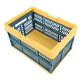 thumbnail image 1 of Cajas de almacenamiento plegables con asa, cestas plegables con asas, cestas de plástico plegables para la compra, cestas de plástico plegables para la compra, resistentes y duraderas, 1 of 12