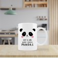 thumbnail image 3 of Funny Panda Face Mug Cup,Just A Girl Who Loves Pandas Ceramic Mug-11oz Coffee Milk Tea Mug Cup,Gifts For Pandas Lovers Girls Women Teen Girls, 3 of 5