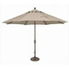 Simply Shade Catalina Octagon Push Button Tilt Umbrella in Bronze/Beige