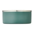 thumbnail image 3 of Vibrant Life Large Stainless Steel Double Wall Dog Bowl, Green, 3 of 6