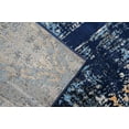 thumbnail image 6 of Furnish My Place Abstract Design Area Rug - 2 ft. x 4 ft., Navy, Floor Rug with Rustic Print, 6 of 7