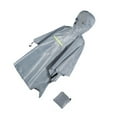 thumbnail image 2 of VONKY Waterproof Reusable Adult Rain Poncho For All Weather Also For Wearable gray, 2 of 6