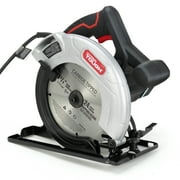 Hyper Tough 12 Amp 7-1/4 in Corded Circular Saw with Steel Shoe and Adjustable Bevel