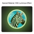 thumbnail image 2 of Zebra Fluorescent Drawer Pulls with Screws: Round 4-Pack, Glow-in-the-Dark Knobs for Cabinets, Wardrobes, and Dressers - Furniture Decorative Door Handles, 2 of 6