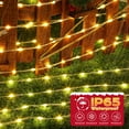 thumbnail image 5 of Aship LED Christmas Lights 65FT, 400LED 9 Modes Chasing Waterproof Clear Wire Christmas Tree Lights, Ultra-Bright Plug in Xmas Strip Lights for Outdoor Indoor House Holiday Decor, 5 of 10