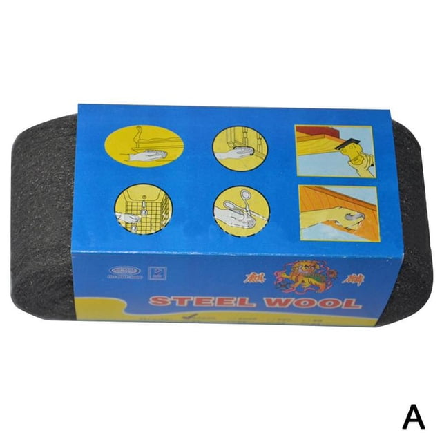 Clearance Portable Steel Wire Wool Grade 0000 For Polishing Cleaning L0Z2 Remo V4Y1 NEW