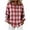 *A-Pink, variant on ClodeEU Women's Plaid Button Down Long Sleeve Shirts,Casual Loose Top ,Women's Plus L