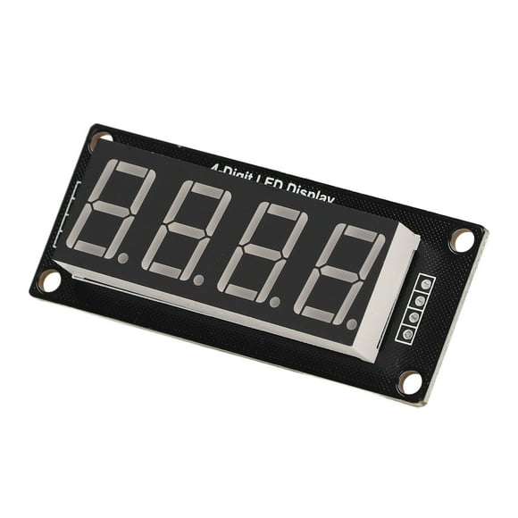 EOTVIA 7 Segment Display Module,Digital Tube Module,Digital Tube Display Module LED 4 Digit 7 Segment 0.56in TM1637 Drive Chip Green