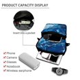thumbnail image 4 of FUIALDOLG Blue Ocean Wave Print Portable Crossbody Coin Case, Polyester Crossbody Bag Lightweight Crossbody Purse for Travel Daily Use, 4 of 7
