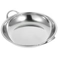 thumbnail image 2 of Shisuyan Kitchen Cooking Pan Stainless Steel 1Set Flat Base 13.36X11.79X1.97in, 2 of 8