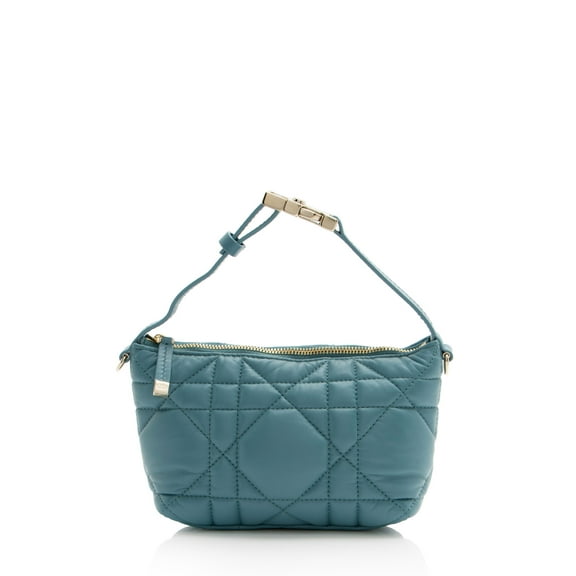 Pre-Owned Dior Calfskin Diortravel Nomad Small Pouch