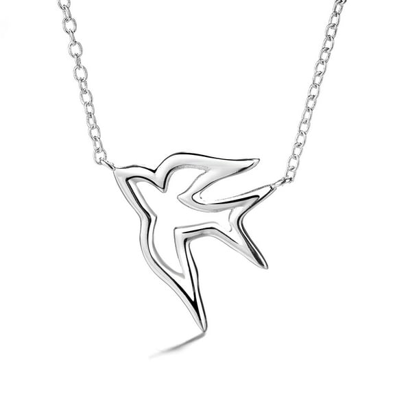 Sterling Silver Sparrow Necklace