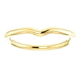thumbnail image 3 of FB Jewels 14K Yellow Gold Wedding Ring Band for 8x4mm Marquise Ring Size 7, 3 of 3