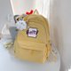 thumbnail image 2 of Mujeres Harajuku Mochila Moda Moda Estudiante Mochila Adolescente Bolsas (Amarillo), 2 of 9