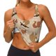 thumbnail image 3 of Fotbe Cartoon Squirrel Sujetador Deportivo Largo sin Aros para Mujer con Almohadillas y Soporte Medio, Transpirable y Absorbente, Camiseta Tipo Chaleco o Tank Top-Large, 3 of 8