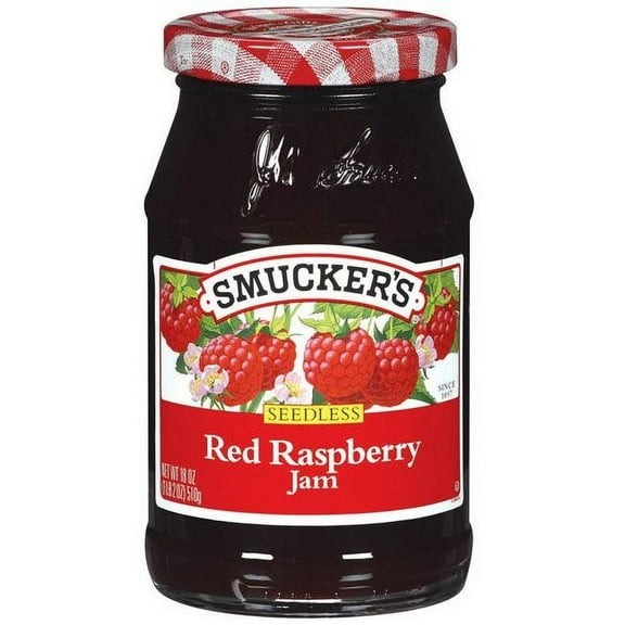 Smucker's Seedless Red Raspberry Jam, 18-Ounce (Pack of 4)