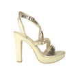 thumbnail image 2 of Sandalia de vestir Tacones Mujer Sintetico Oro Leon 444051, 2 of 4