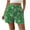 Green, variant on ZQUUVOU Women's Casual Shorts High-Waiste Button Shorts(Black,L)