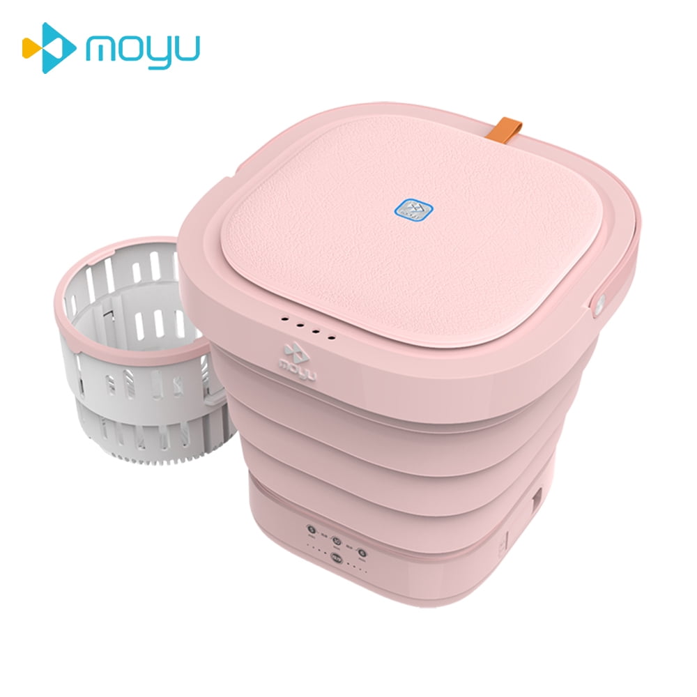 Moyu Portable Mini Washing Machine with Light Turbo Washer Folding