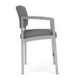 thumbnail image 2 of Pemberly Row Reception Waiting Room Hip Chair - Silver Steel / Light Gray, 2 of 5