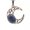 Lapis lazuli, variant on 10pcs Quartz Beads Inlaid Retro Moon Gemstone Pendants Necklace Jewelry Making-Green turquoise