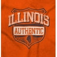 thumbnail image 2 of Illinois Student Pride Gameday Cool Men's Graphic T Shirt Tees Brisco Brands X, 2 of 6