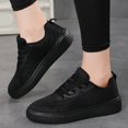 thumbnail image 6 of Womens Lace Flower Embroidered Sneakers Breathable Comfort Round Toe Lace-Up Walking Tennis Shoes, 6 of 8