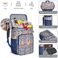 thumbnail image 5 of Travel Cooler Bag - Pioneer Flower Camping Beer Cooler Backpack with Bottle Opener- Waterproof Insulated Picnic Backpacks - Cooler Bag for Beach, 5 of 6