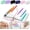 Pink, variant on Waterproof Pill Pouch Set, A8 Travel Pill Organizer Binder with 14 Color Coded Pouches, Portable Zippered Medicine Storage Case for Pills Vitamins Supplements Daily Use (White,7 Compartments)