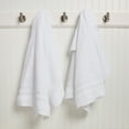 thumbnail image 3 of Living Fashions White Bath Towels Large - 600 GSM Cotton Soft & Absorbent Hotel Bathroom Towels - 30" x 54" - Set of 2, 3 of 7