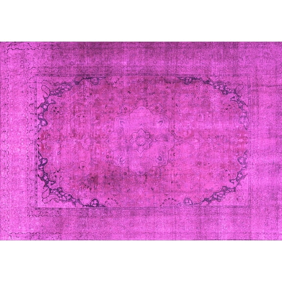 Ahgly Company Indoor Rectangle Persian Pink Traditional Area Rugs, 5' x 7'