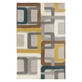 thumbnail image 2 of Surya Forum FM-7159 60 x 96" Rectangle Modern Wool Rug in Gray/Mustard/Ivory, 2 of 11