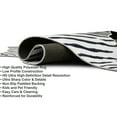 thumbnail image 3 of HR HANDCRAFT RUGS HR Print Rug Non-Slip Faux Cowhide Black and White Zebra Print Area Rug for Cabin and Lodge 5' x 7', 3 of 5