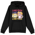 thumbnail image 1 of LankyBox Boxy & Foxy Black Hoodie, 1 of 2