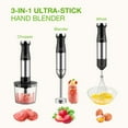 Hand Blender, 3in1 Immersion Hand Blender,9 Speed Turbo Mode Stick