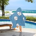 thumbnail image 3 of Yayeee Kids Hooded Towels Toddler Soft Absorbent Beach Bathing Wrap 50" x 23.5", Baseballs Pattern, 3 of 5