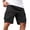 Black, variant on Lumtrix Men'S Shorts Casual Stretch Classic Drawstring Elastic Waist Summer Work Short With Multi Pockets Blue 3XL