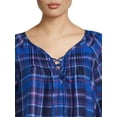 The Pioneer Woman Flannel Peasant Blouse, Women's