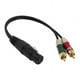 thumbnail image 5 of Cable XLR de 3 Clavijas a Cable de sonido Auxiliar RCA Doble Adaptador de Micrófono Cable 30cm 12 ", 5 of 7